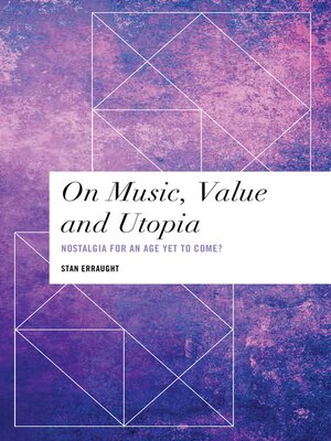 cover image of On Music, Value and Utopia